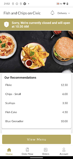 Fish and Chips on Civic Screen 2