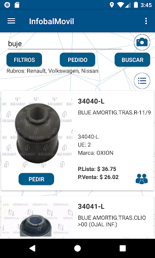 InfobalMovil Screen 3
