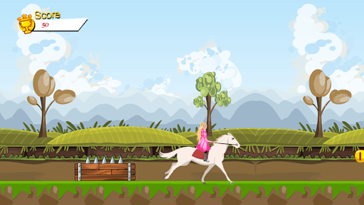 Android application Princess Ride White Horse screenshort