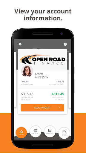 Open Road Finance Screen 2