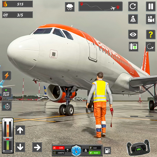 Real Flight Sim Airplane Games logo