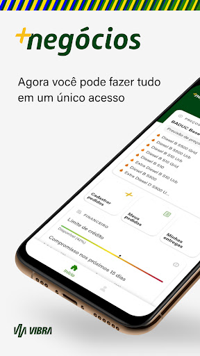 Android application +Negócios screenshort