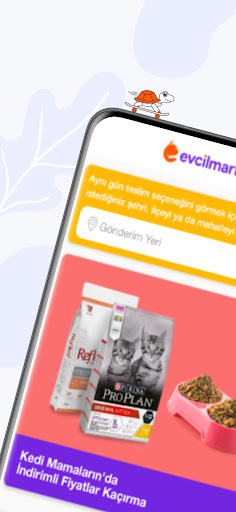 Android application Evcil Marketim screenshort