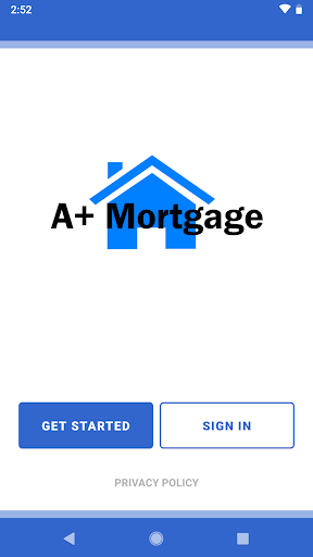 Android application My A+ Home Loan screenshort