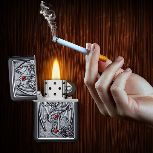 Virtual Cigarette Smoke Prank logo