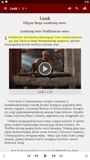 Android application Borong - Bible screenshort