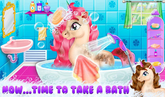 My Little Unicorn Care and Makeup - Pet Pony Care 2.3 APK screenshots 2