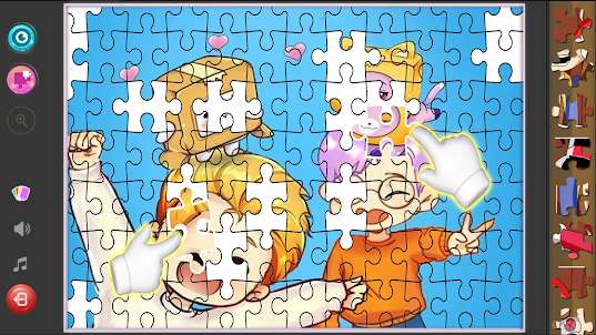 Lankybox Jigsaw Puzzle game