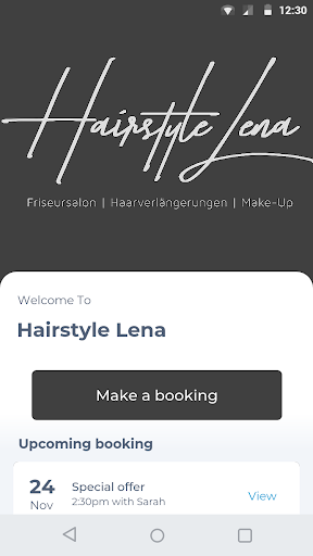 Android application Hairstyle Lena screenshort