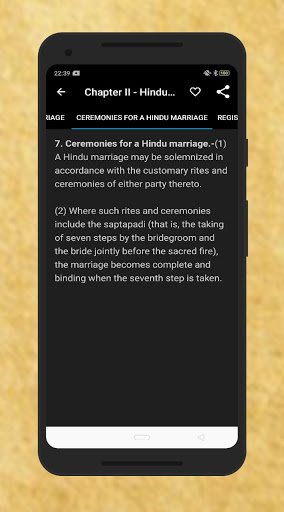 Hindu Marriage Act HMA - Guide Screen 3