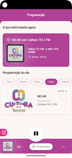 Cultura 101,1FM Screen 3