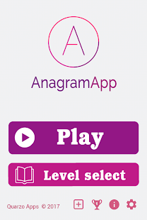AnagramApp. Word anagrams
