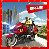 Road Bike Ambulance Riding: Rescue Simulator 2018 icon