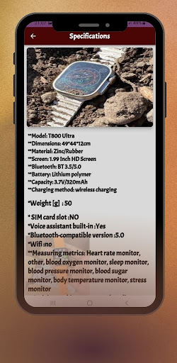 t800 ultra watch guide Screen 3