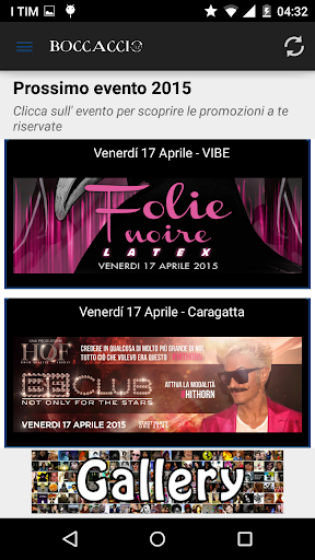 Boccaccio Club Screen 2