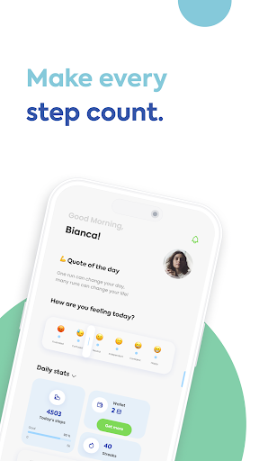 Android application DonaLeb: Move. Thrive. Repeat. screenshort