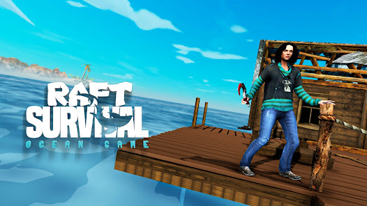 Screenshot 23 Raft Survival 3d Ocean Game android