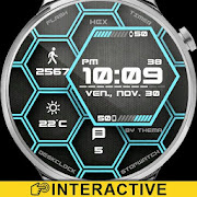Hex Watch Face Clock Widget