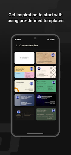 CardZap: Digital Business Card Screen 3