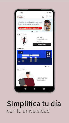 Android application UAG Campus Digital screenshort