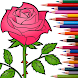 薔薇描き方 - Androidアプリ