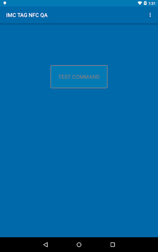 Android application IMC Tag NFC QA screenshort