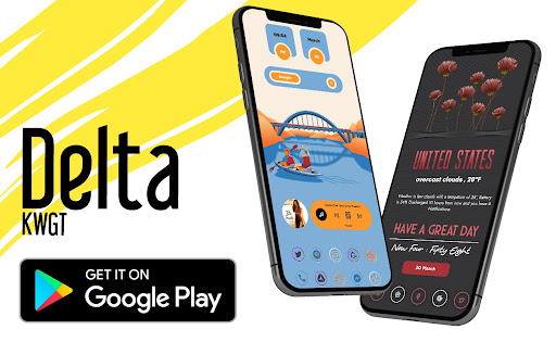 Android application Delta KWGT screenshort