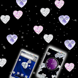 Diamond Hearts Gem Theme icon