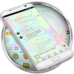 Cover Image of Descargar Tema holográfico de mensajes SMS  APK