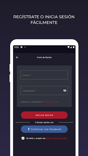 Android application Applebee’s Rewards México screenshort