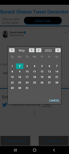 Barack Obama Tweet Generator