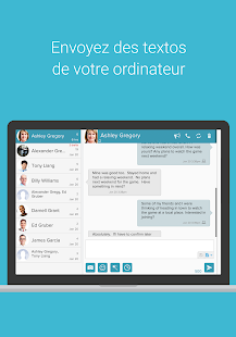 SMS depuis votre PC Capture d'écran