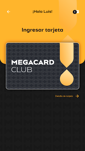 MegaCard Club Screen 3