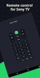 Remote for Sony Bravia TV