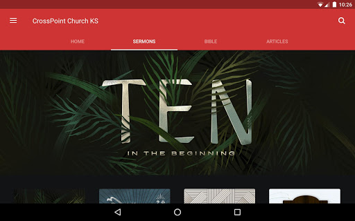 Screenshot of CrossPoint Church KS