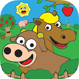 Coloring Farm Animal Coloring Book For Kids Games icon
