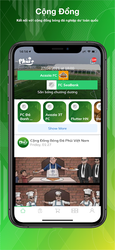 Android application Phủi+ screenshort