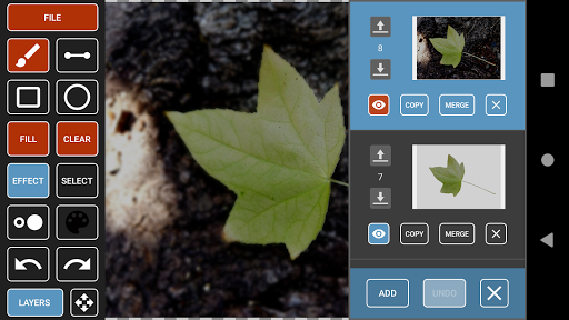 Android application Photo Pop screenshort