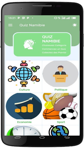 Android application Quiz Namibie screenshort