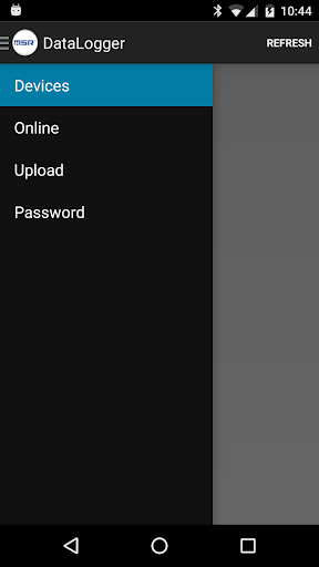 Android application DataLogger screenshort