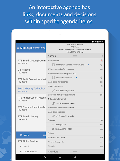 Android application BoardPacks: Board Portal screenshort