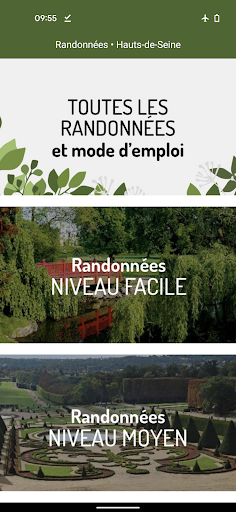 Android application Randonnées Hauts-de-Seine screenshort