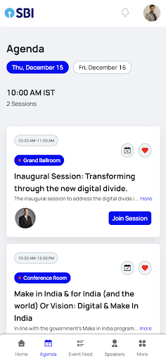 Android application MD Club Convention 2023 screenshort