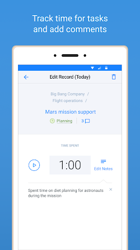 actiTIME Mobile Timesheet