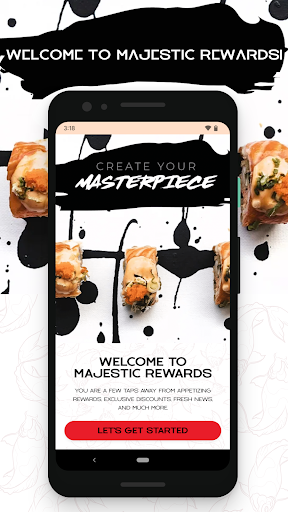 Majestic Rewards Screen 2