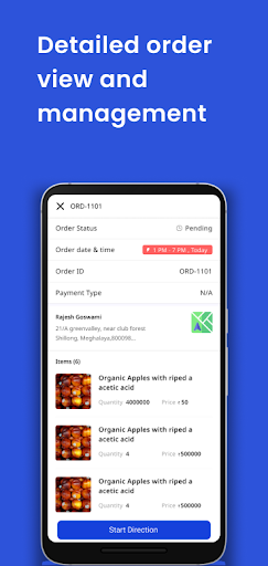 Delivery Partner App Screen 3