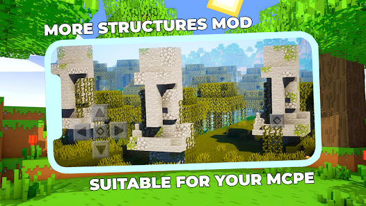 Skærmoptagelse 6 More Structures Mod Minecraft android