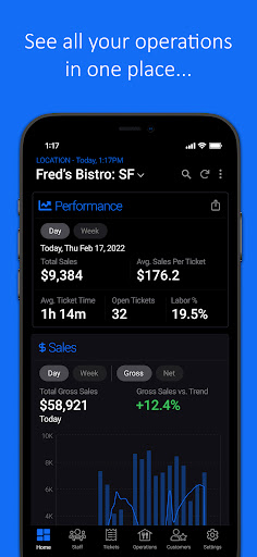 Screenshot of Shift4 InCharge
