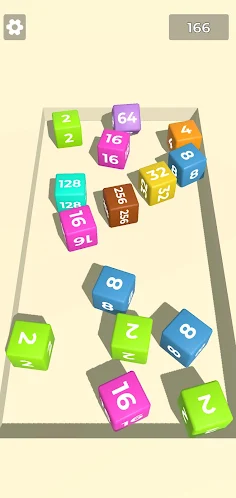 Cubes Merge 2048 - Screenshot 1