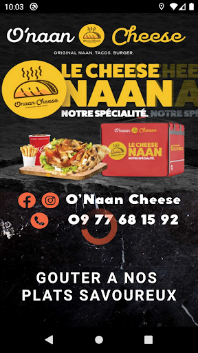 Android application O'Naan Cheese screenshort